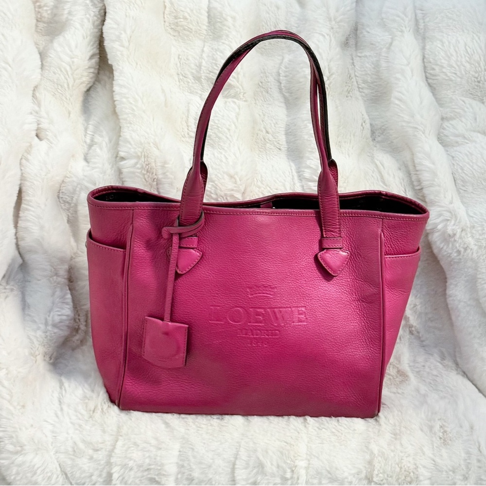 Loewe Heritage Leather Tote Bag